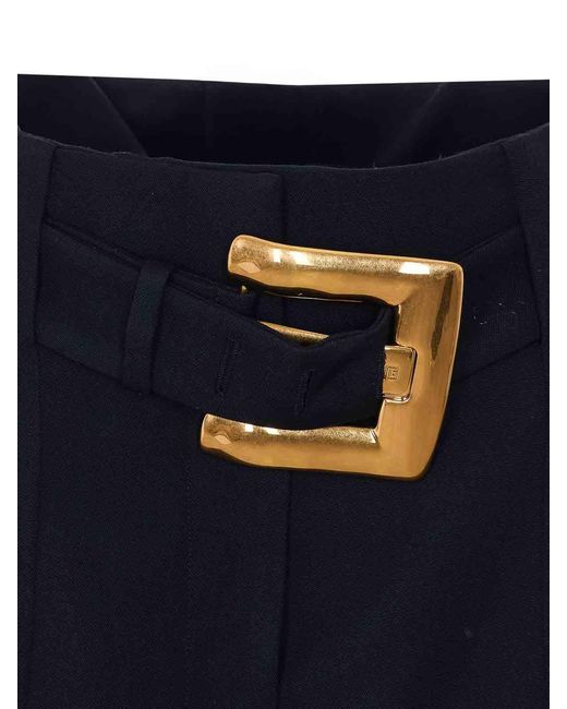 Balmain Blue Belted Shorts