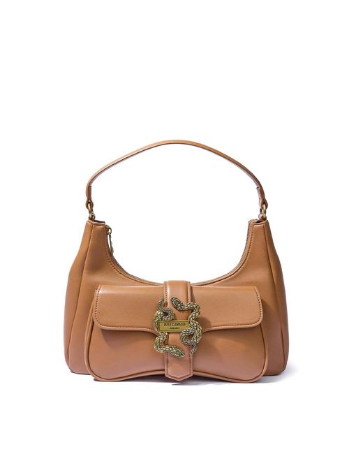 Just Cavalli White Iconic Snakes Bag