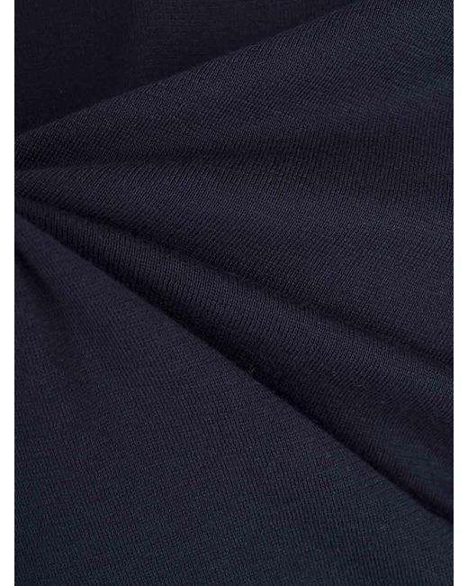Kiton Blue Crewneck Sweater for men