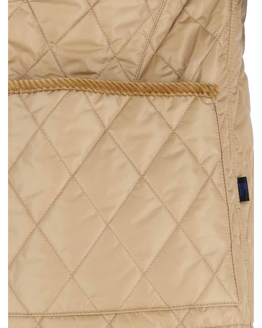 Burberry Natural Quilted Jacket