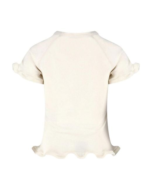 Stella McCartney White Cotton Jersey T-Shirt