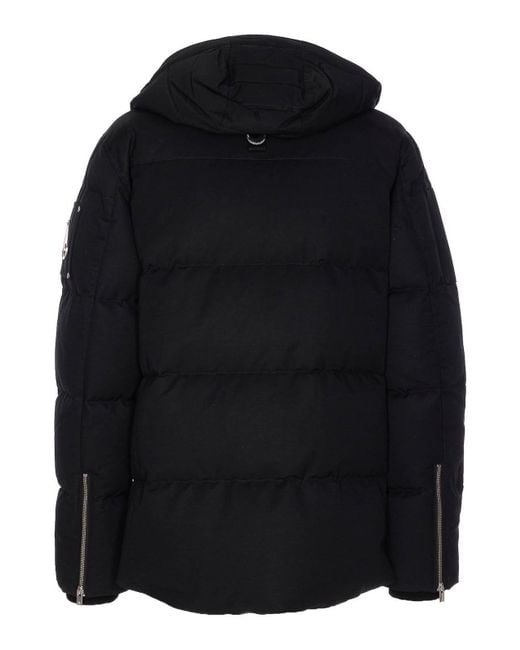 Moose Knuckles Black Original 3Q Down Jacket for men