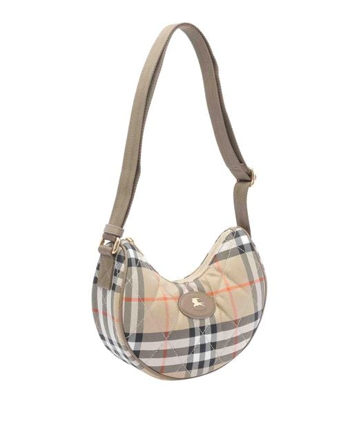 Burberry White Horseshoe Crossbody Bag