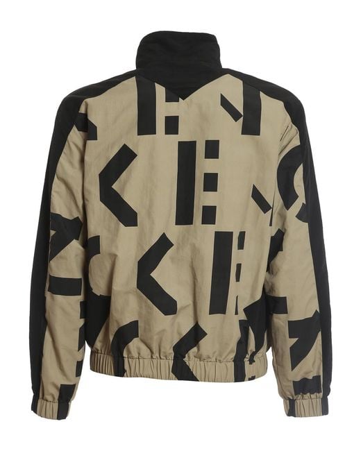 KENZO Black Tech Fabric Sweatshirt for men