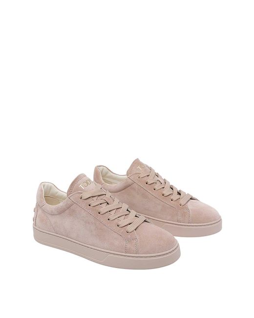 Tod's Brown Suede Sneakers