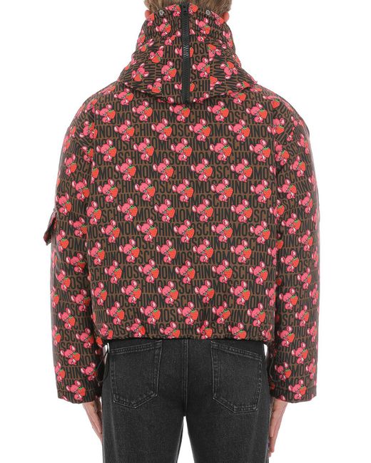 Moschino Brown Winter Jackets for men