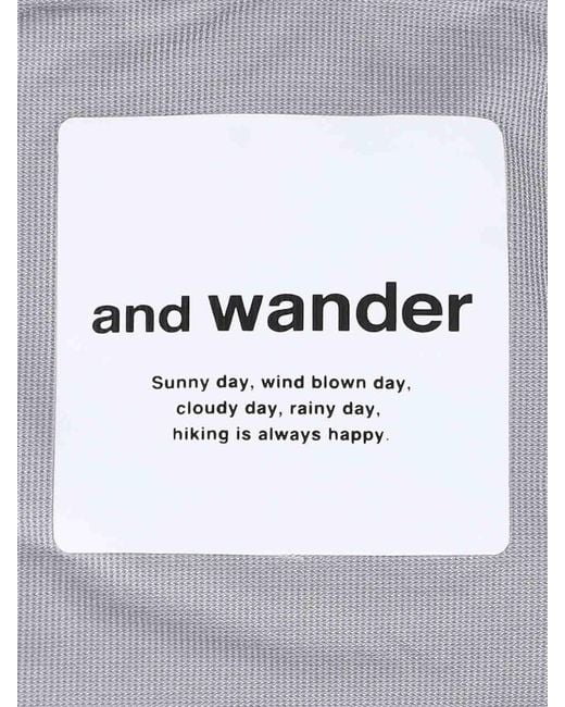 And Wander Blue Pertex Shield Waterproof Jacket for men