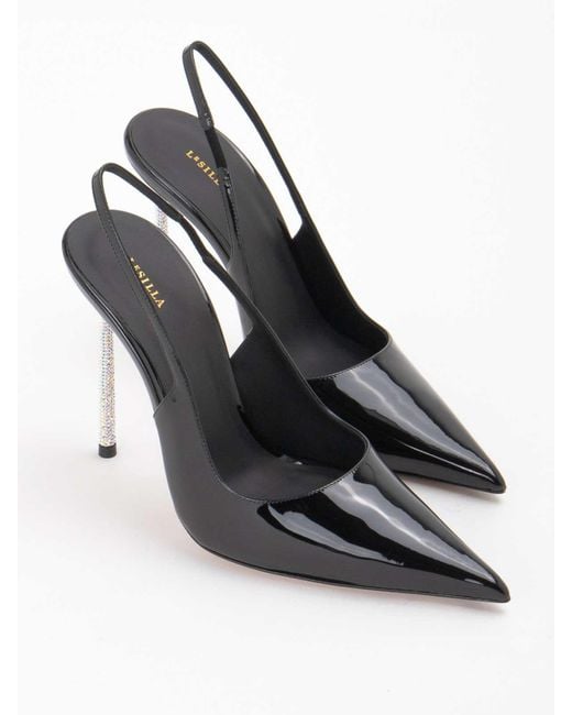 Le Silla Black Sandals