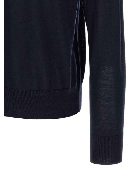 DSquared² Blue D2 Turtleneck Sweater for men