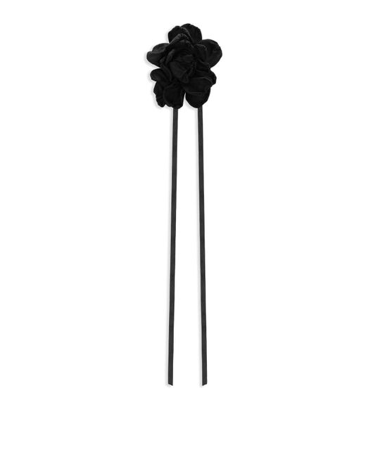 Dolce & Gabbana Black Flower Chocker