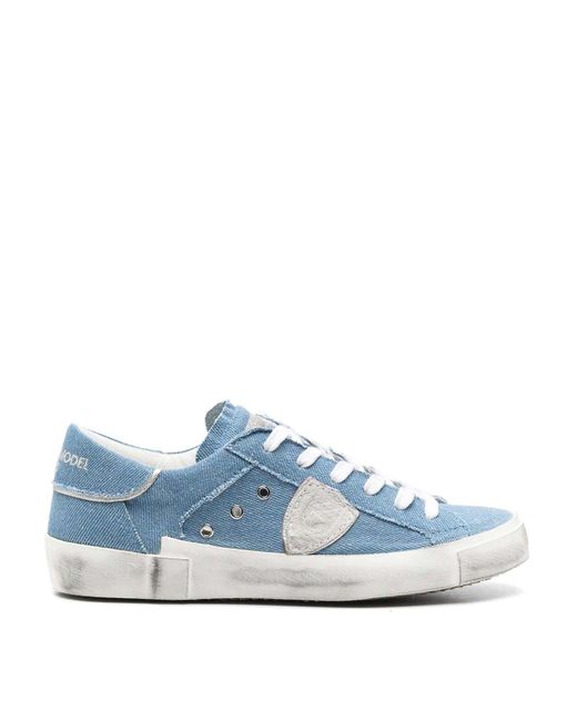 Philippe Model Blue Sneakers