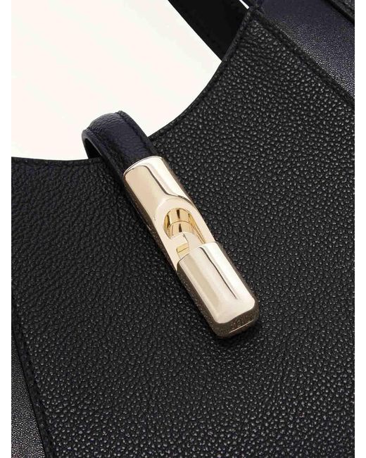 Furla Black Hand Bag Drop S Tote