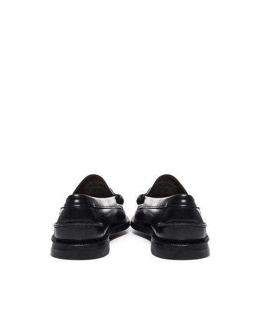 Sebago Black Classic Dan Loafers In Soft Leather for men