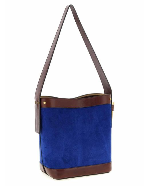 Borsa A Secchiello Piccola di Versace in Blue