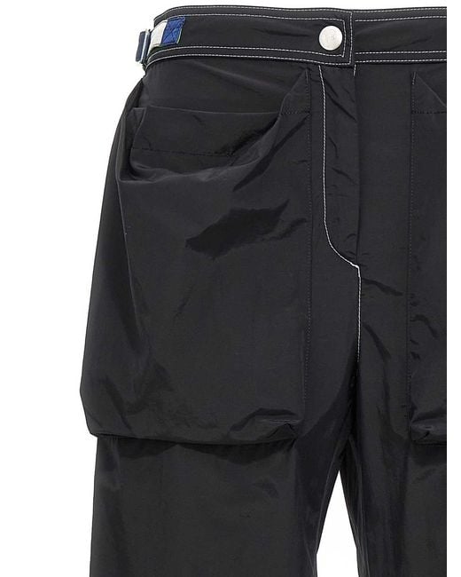 Emilio Pucci Blue Logo Straight Trousers