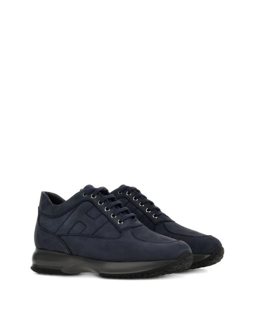 Hogan Blue Interactive Sneakers for men