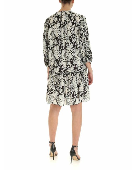 See By Chloé Black Viscose And Silk Dress