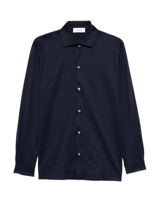 Lardini Blue Jersey Shirt for men