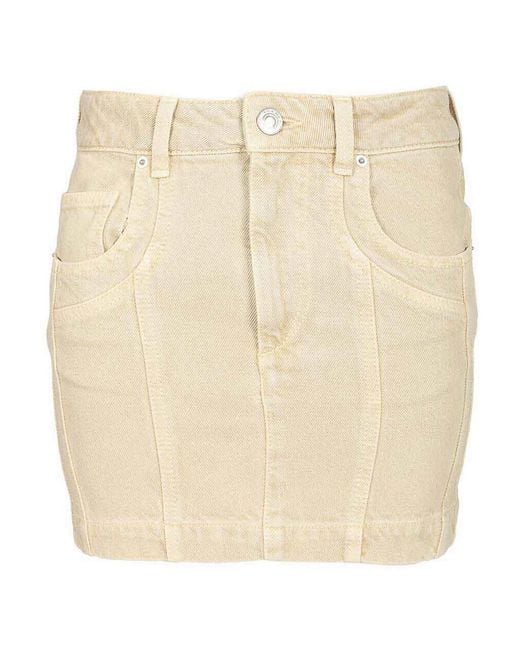 Isabel Marant Natural Short Skirt
