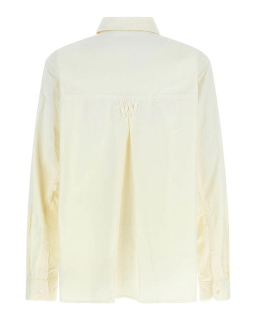 Willy Chavarria White Corcoran Shirt for men