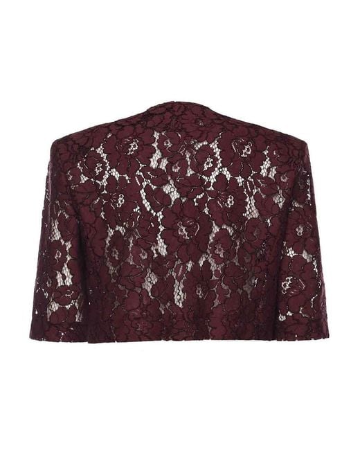 Pinko Purple Lace Spencer Jacket