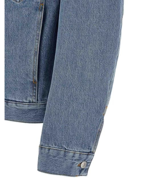 Dries Van Noten Blue Vuskin Den Jacket for men