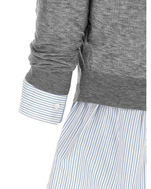 Alexander Wang Gray Knitted Shirt