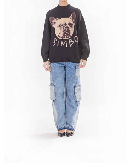 Moschino Blue Sweater