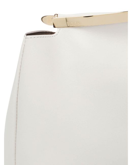 Tod's White Tods Clutch