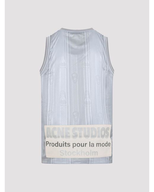 Acne Gray T-Shirt for men
