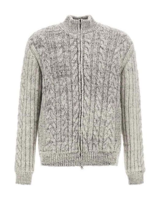 Herno Gray Crewneck for men