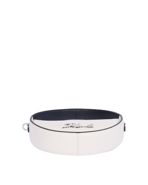 Karl Lagerfeld Metallic K/Signature Round Crossbody