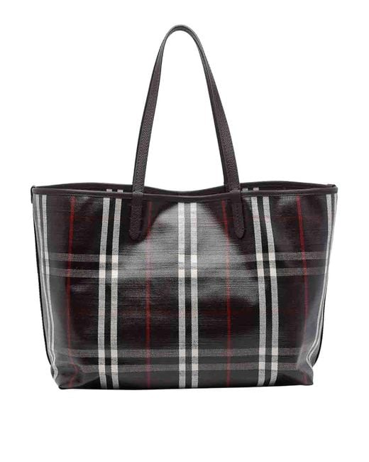 Burberry Black Medium Highlands Tote Bag