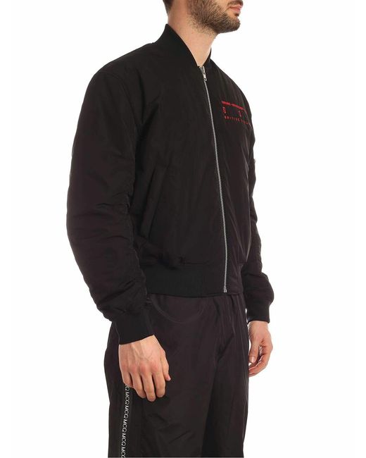 McQ Alexander McQueen Black Fire Swallow Jacket for men