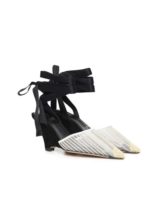 Jacquemus Black Wedge Espadrilles