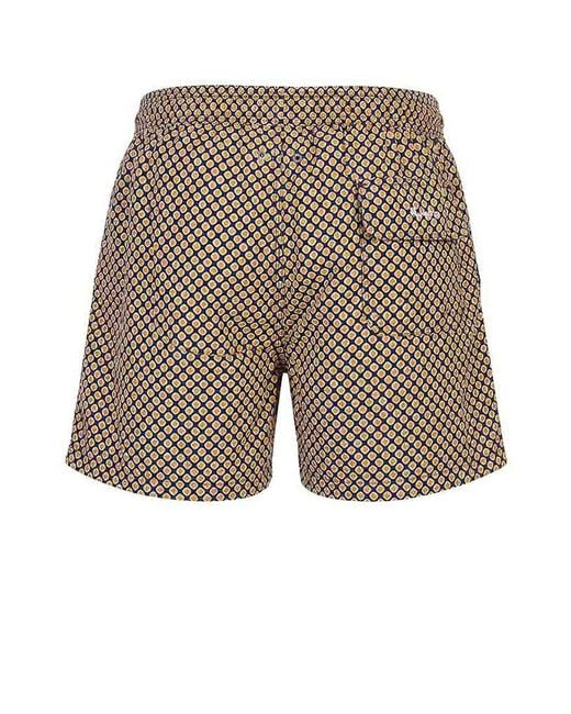 Kiton White Swimsuit for men