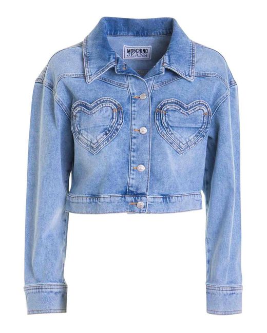 Moschino Blue Casual Jacket