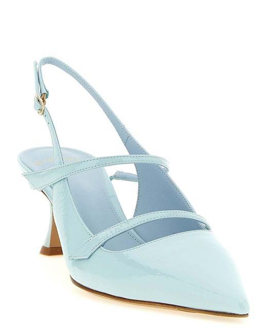 Alexandre Birman Blue Tita Slingbacks