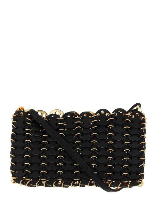 Rabanne Black 1969 Nano Flip Reversible Shoulder Strap