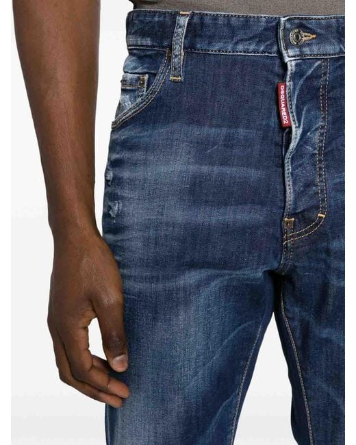 DSquared² Blue Cool Guy Skinny Jeans for men