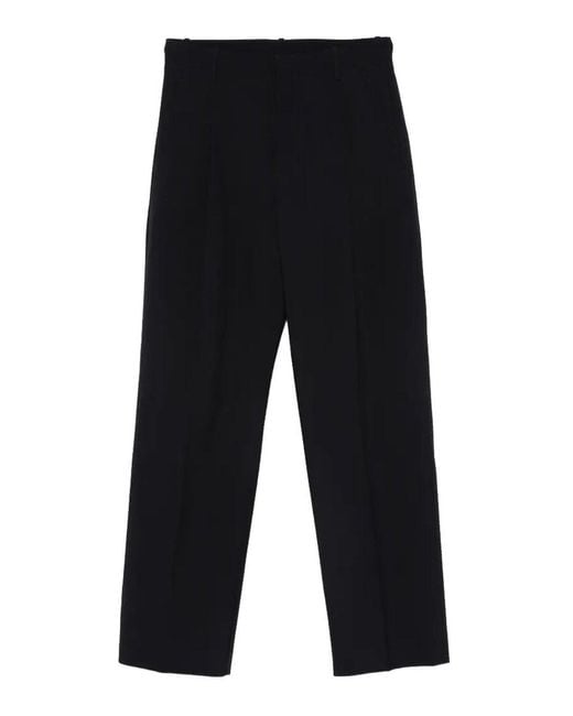 Altea Black 'Orval Seersucker' Pants for men