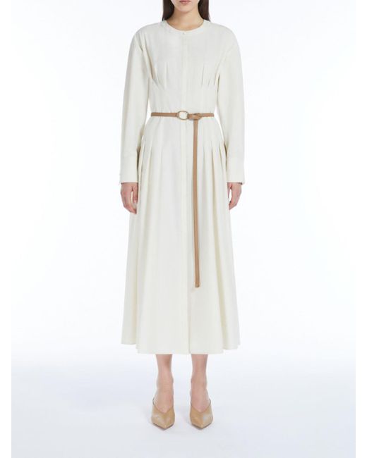 MAX MARA★ORVIETO Cotton Dress★ORVIETO 002★100% Cotton Max Mara Orvieto Cotton Shirt Dress in White | Lyst