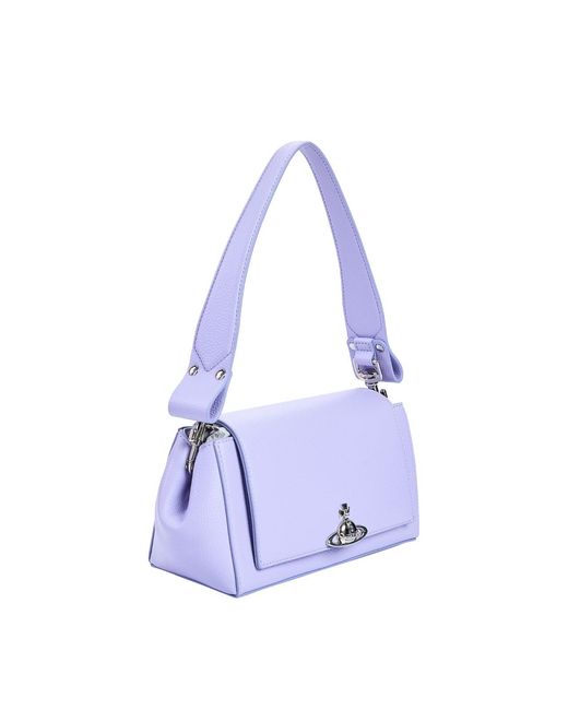 Vivienne Westwood Purple Hazel Medium Handbags