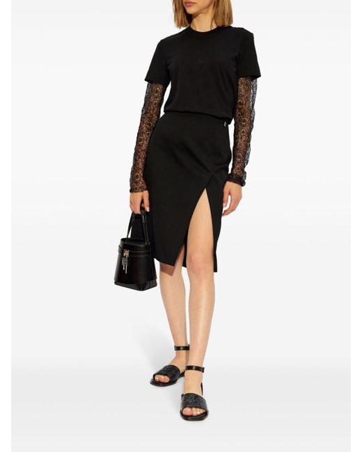 Givenchy Black Skirt With Open Side