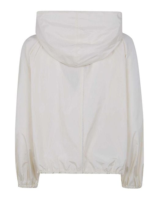 Fabiana Filippi Gray Bomber Sport Light Jacket