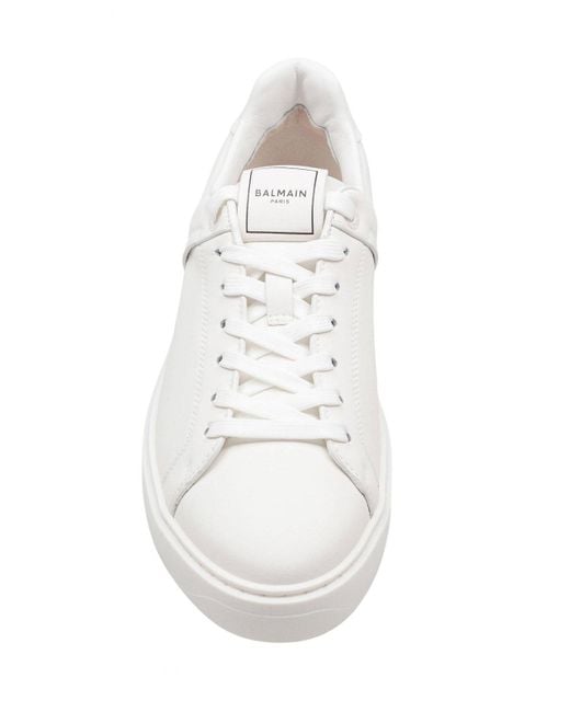 Balmain White Sneakers B Courest