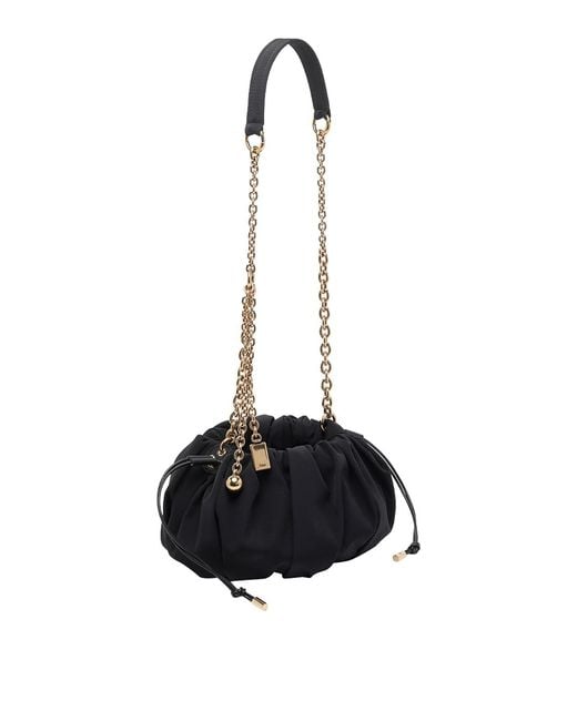 Chloé Black Pliss Shoulder Bag