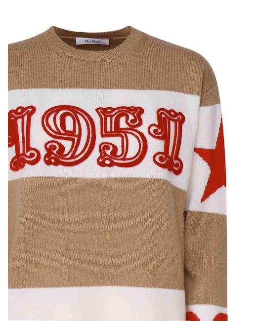 Max Mara Red Dirce Sweater 1951