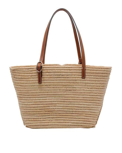 Tory Burch Natural Small Ella Tote Bag