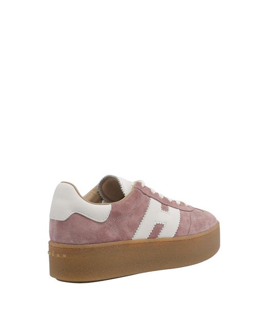 Hogan Brown Cool Sneakers